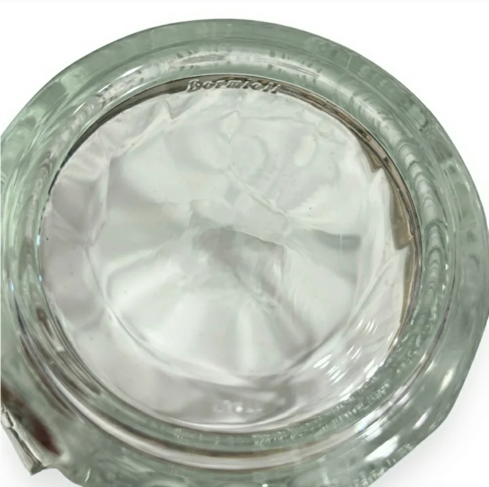 BORMIOLI Rocco Clear Pressed Glass Pitcher VINTAGE